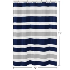 Sweet Jojo Designs Shower Curtain 72in.x72in. Stripe Blue Grey -Sweet Jojo Designs Shop GUEST 04a26e3f 97f2 424a b42c 2c64bf2447e8