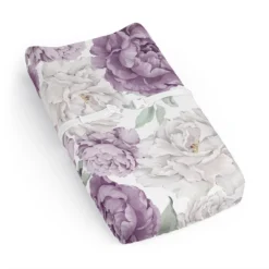 Sweet Jojo Designs Girl Changing Pad Sheet Peony Floral Garden Lavender Purple And Ivory -Sweet Jojo Designs Shop GUEST 06d0657f 4efb 4da7 883c 3004631f7cf7