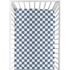 Sweet Jojo Designs Boy, Girl, Unisex/Gender Neutral Baby Fitted Crib Sheet Gingham Checkered Plaid Blue And White -Sweet Jojo Designs Shop GUEST 08bbb47d 52d0 4aa2 81ac dc3ed9c5563a