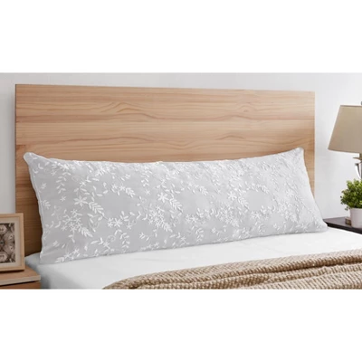 Sweet Jojo Designs Girl Body Pillow Cover (Pillow Not Included) 54in.x20in. Lace Grey 4 Sweet Jojo Designs Girl Body Pillow Cover (Pillow Not Included) 54in.x20in. Lace Grey - Image 2