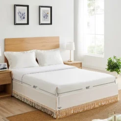 Sweet Jojo Designs Dust Ruffle Queen Bed Skirt Boho Fringe Macrame Ivory 9 Sweet Jojo Designs Dust Ruffle Queen Bed Skirt Boho Fringe Macrame Ivory -Sweet Jojo Designs Shop GUEST 0bd1ce7d 034e 4a54 acca 79dc7c737681