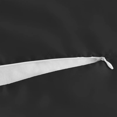 Sweet Jojo Designs Girl Body Pillow Cover (Pillow Not Included) 54in.x20in. Boho Floral Wildflower Black And Orange 6 Sweet Jojo Designs Girl Body Pillow Cover (Pillow Not Included) 54in.x20in. Boho Floral Wildflower Black And Orange - Image 4