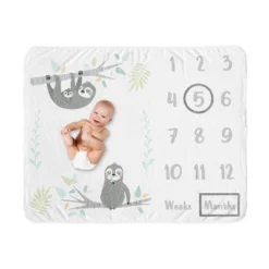 Sweet Jojo Designs Gender Neutral Baby Milestone Blanket Sloth Blue Grey And White 11 Sweet Jojo Designs Gender Neutral Baby Milestone Blanket Sloth Blue Grey And White -Sweet Jojo Designs Shop GUEST 1212c888 a84f 4910 aa64 afbe83416584