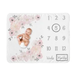 Sweet Jojo Designs Girl Baby Milestone Blanket Watercolor Floral Pink And Grey 11 Sweet Jojo Designs Girl Baby Milestone Blanket Watercolor Floral Pink And Grey -Sweet Jojo Designs Shop GUEST 12e52373 b0fc 4c56 a927 959141a089a1