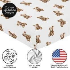 Sweet Jojo Designs Boy, Girl, Unisex/Gender Neutral Baby Fitted Crib Sheet Boho Teddy Bear Brown And White -Sweet Jojo Designs Shop GUEST 13a38ef6 d35a 4e02 a03e 24c4fb9a9674