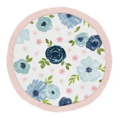 Sweet Jojo Designs Girl Baby Tummy Time Playmat Watercolor Floral Blue Pink And White -Sweet Jojo Designs Shop GUEST 16e210c0 25f2 467c a083 ce4b34dc898b