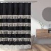 Sweet Jojo Designs Shower Curtain 72in.x72in. Boho Fringe Black And Ivory -Sweet Jojo Designs Shop GUEST 1d9dd585 f414 4882 ad7b 47c8238e4753