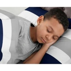 Sweet Jojo Designs Boy Full/Queen Comforter Bedding Set Stripe Blue Grey And White 3pc. 9 Sweet Jojo Designs Boy Full/Queen Comforter Bedding Set Stripe Blue Grey And White 3pc. -Sweet Jojo Designs Shop GUEST 2720b0c1 1dc9 4e4c a18e ec35eafd43de