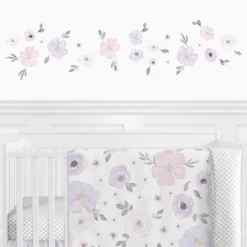 Sweet Jojo Designs Girl Wall Decal Stickers Art Nursery Décor Watercolor Floral Purple Pink And Grey 4pc -Sweet Jojo Designs Shop GUEST 27a8cea1 ecbe 49a2 97a0 b656c4d53145