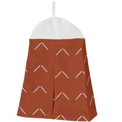 Sweet Jojo Designs Boy Or Girl Gender Neutral Unisex Baby Crib Bedding Set - Orange Diamond Tuft Collection 4pc 6 Sweet Jojo Designs Boy Or Girl Gender Neutral Unisex Baby Crib Bedding Set - Orange Diamond Tuft Collection 4pc - Image 4