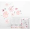 Watercolor Floral LG Wall Stickers Pink - Sweet Jojo Designs