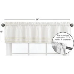 Sweet Jojo Designs Boy, Girl, Unisex/Gender Neutral Window Valance Treatment 54in. Diamond Tuft Solid Ivory -Sweet Jojo Designs Shop GUEST 33d82546 5738 4e15 870d 76a608957c7d