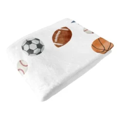 Sweet Jojo Designs Boy Baby Milestone Blanket Watercolor Sports Theme Blue Brown And Orange -Sweet Jojo Designs Shop GUEST 38090db7 1d02 46bf 9f86 d37526cf8e41
