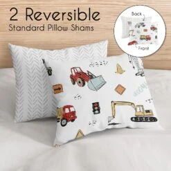 Sweet Jojo Designs Full/Queen Comforter Bedding Set Construction Truck Red Blue And Grey 3pc -Sweet Jojo Designs Shop GUEST 3d549a55 e470 48fd 84e4 33ec41a228b6