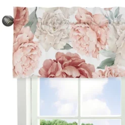 Sweet Jojo Designs Window Valance Treatment 54in. Peony Floral Garden Pink And Ivory -Sweet Jojo Designs Shop GUEST 3fd62f03 355a 4704 ad24 3fd8d3881ac6