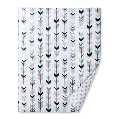 Sweet Jojo Designs Crib Bedding Set - Navy & Mint Mod Arrow - 11pc 3 Sweet Jojo Designs Crib Bedding Set - Navy & Mint Mod Arrow - 11pc