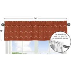 Sweet Jojo Designs Window Valance Treatment 54in. Diamond Tuft Orange And Ivory -Sweet Jojo Designs Shop GUEST 491c47fb b8d2 428f 9af9 50159926e3f8