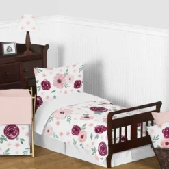Watercolor Floral Bedding Set Burgundy Wine/Pink - Sweet Jojo Designs 13 Watercolor Floral Bedding Set Burgundy Wine/Pink - Sweet Jojo Designs -Sweet Jojo Designs Shop GUEST 57f2cffa a503 4956 86f2 650cb5348faf