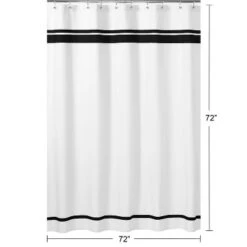 Sweet Jojo Designs Shower Curtain 72in.x72in. Hotel White And Black 9 Sweet Jojo Designs Shower Curtain 72in.x72in. Hotel White And Black -Sweet Jojo Designs Shop GUEST 5a6f626d 430c 439e 901a 203bd2be59c2