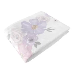 Sweet Jojo Designs Girl Milestone Swaddle Baby Blanket Watercolor Floral Purple Grey And Pink -Sweet Jojo Designs Shop GUEST 5d25de8b e86d 4e4f a889 6b822de229b1