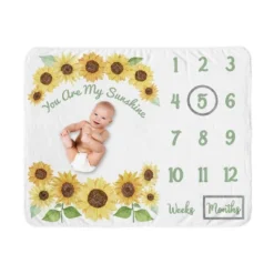 Sweet Jojo Designs Girl Baby Milestone Blanket Sunflower Yellow Green And White -Sweet Jojo Designs Shop GUEST 61a312cc 054e 442f 9f0f f10d8a90cdc1