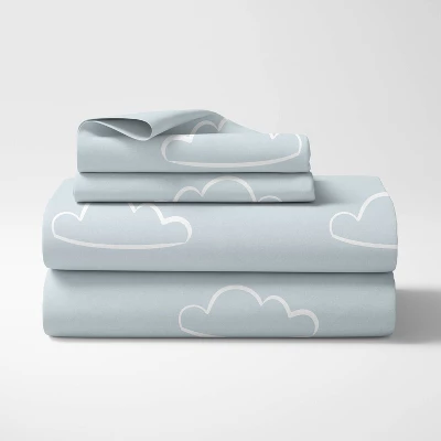 Queen Airplane Cloud Print Sheet Set Red/Blue - Sweet Jojo Designs 4 Queen Airplane Cloud Print Sheet Set Red/Blue - Sweet Jojo Designs - Image 2