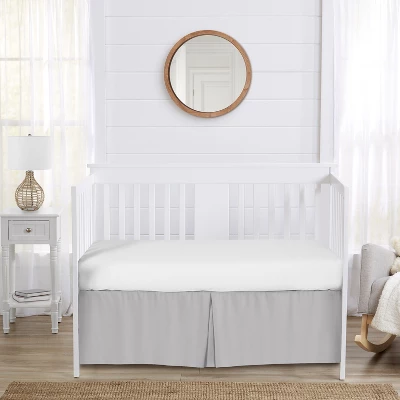 Sweet Jojo Designs Boy Or Girl Gender Neutral Unisex Baby Crib Bed Skirt Collection Solid Grey 3 Sweet Jojo Designs Boy Or Girl Gender Neutral Unisex Baby Crib Bed Skirt Collection Solid Grey