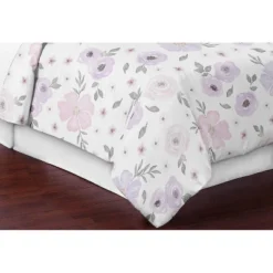 3pc Queen Bedding Set Sweet Jojo Designs Watercolor Floral Lavender/Gray - SWeet Jojo Designs 11 3pc Queen Bedding Set Sweet Jojo Designs Watercolor Floral Lavender/Gray - SWeet Jojo Designs -Sweet Jojo Designs Shop GUEST 639db722 f2aa 4fbb 820b 396526c1c656