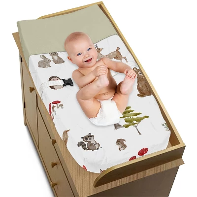 Sweet Jojo Designs Boy Girl Gender Neutral Unisex Changing Pad Cover Watercolor Woodland Forest Animals Multicolor 3 Sweet Jojo Designs Boy Girl Gender Neutral Unisex Changing Pad Cover Watercolor Woodland Forest Animals Multicolor