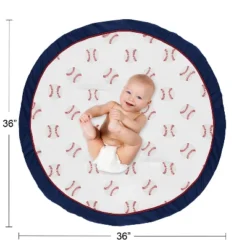 Sweet Jojo Designs Boy Baby Tummy Time Playmat Baseball Patch Red White And Blue 8 Sweet Jojo Designs Boy Baby Tummy Time Playmat Baseball Patch Red White And Blue -Sweet Jojo Designs Shop GUEST 6556d371 bb98 4734 b5fe 946a0b4dd3b3