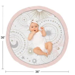 Sweet Jojo Designs Girl Baby Tummy Time Playmat Celestial Pink Gold And Grey -Sweet Jojo Designs Shop GUEST 68a56cdf cb88 4750 a293 d9751c5111b1