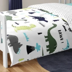 Sweet Jojo Designs Boy Toddler Bedding Set Mod Dinosaur Blue And Green Blue And Green 5pc. -Sweet Jojo Designs Shop GUEST 6c685a83 54e4 47c5 bfd8 2340d3f55174