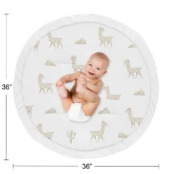 Sweet Jojo Designs Boy Or Girl Gender Neutral Unisex Baby Tummy Time Playmat Boho Llama Taupe And White -Sweet Jojo Designs Shop GUEST 734e669d 7622 425e 9688 e831c085a3d9