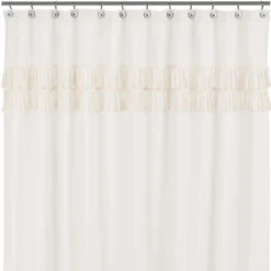 Sweet Jojo Designs Shower Curtain 72in.x72in. Boho Fringe Ivory -Sweet Jojo Designs Shop GUEST 75af4356 99e1 4bea bfe4 a8bfb10416d0
