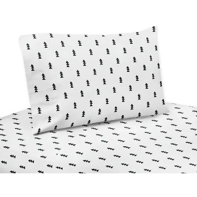 Sweet Jojo Designs Boy Toddler Bedding Set Bear Mountain White And Blue 5pc 6 Sweet Jojo Designs Boy Toddler Bedding Set Bear Mountain White And Blue 5pc - Image 4