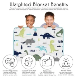 Sweet Jojo Designs Boy Toddler Weighted Blanket 5lbs. For Kids Mod Dinosaur Blue And Green -Sweet Jojo Designs Shop GUEST 7e1bd205 8915 4b75 8576 6ab6d10304f1