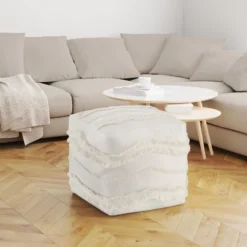 Sweet Jojo Designs Fabric Ottoman Pouf Cover Unstuffed Boho Fringe Ivory - Insert Not Included -Sweet Jojo Designs Shop GUEST 8777fcfe 6fe2 4f22 a11c d4509f977c59