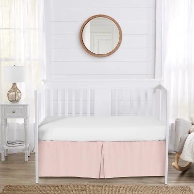 Sweet Jojo Designs Girl Baby Crib Bed Skirt Celestial Collection Solid Blush Pink 3 Sweet Jojo Designs Girl Baby Crib Bed Skirt Celestial Collection Solid Blush Pink