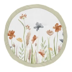 Sweet Jojo Designs Girl Baby Tummy Time Playmat Watercolor Floral Garden Green Blue And Orange -Sweet Jojo Designs Shop GUEST 902f61a1 a368 4a71 b99d e7f1b2b6a65f
