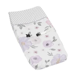 Sweet Jojo Designs Girl Changing Pad Cover Watercolor Floral Collection Lavender Purple And Grey -Sweet Jojo Designs Shop GUEST 97a218fd 5e50 423f a66e c2f6f911ef13
