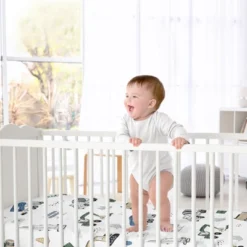 Sweet Jojo Designs Boy Baby Fitted Crib Sheet Construction Truck Green And Blue Collection