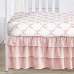 Sweet Jojo Designs Girl Baby Crib Bedding Set - Ballerina And Ballet Bows Pink And White 4pc -Sweet Jojo Designs Shop GUEST 993e95ba 5f05 46ec 9c3f 745fbd56d3f0
