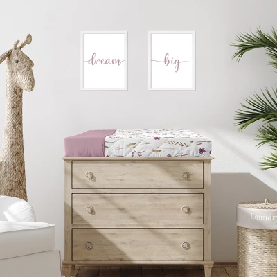 Sweet Jojo Designs Girl Changing Pad Cover Watercolor Floral Garden Purple And Taupe 3 Sweet Jojo Designs Girl Changing Pad Cover Watercolor Floral Garden Purple And Taupe