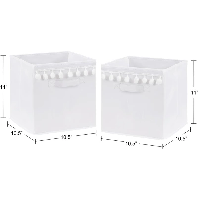 Sweet Jojo Designs Boy Or Girl Gender Neutral Unisex Set Of 2 Kids' Decorative Fabric Storage Bins Boho Llama White 3 Sweet Jojo Designs Boy Or Girl Gender Neutral Unisex Set Of 2 Kids' Decorative Fabric Storage Bins Boho Llama White - Image 2