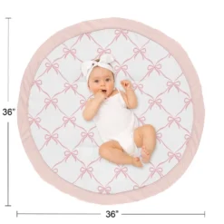 Sweet Jojo Designs Girl Baby Tummy Time Playmat Ballerina And Ballet Bows Pink And White -Sweet Jojo Designs Shop GUEST 9b8e80d6 b182 4163 aedb 7dacaef953d3