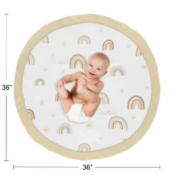 Sweet Jojo Designs Boy, Girl, Unisex/Gender Neutral Baby Tummy Time Playmat Boho Rainbow Neutral Multicolor -Sweet Jojo Designs Shop GUEST 9ec7b664 95c1 4275 b3c9 a4dbdace9ee5