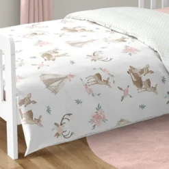 Sweet Jojo Designs Girl Toddler Bedding Set Deer Floral White Taupe And Pink 5 Pc -Sweet Jojo Designs Shop GUEST abce0b66 3c6f 4230 b68a ed663102feb5