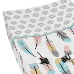 Sweet Jojo Designs Changing Pad Cover - Feather -Sweet Jojo Designs Shop GUEST ac56e832 7578 482f b407 d96c59390653