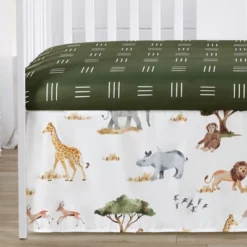 Sweet Jojo Designs Girl Baby Crib Bedding Set - Jungle Animals Collection 4pc -Sweet Jojo Designs Shop GUEST acb2d02a 95ca 4f30 87b8 e3e1100445b8