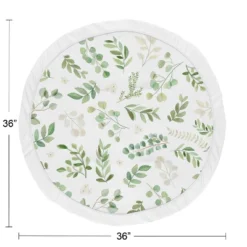 Sweet Jojo Designs Girl Baby Tummy Time Playmat Botanical Green And White -Sweet Jojo Designs Shop GUEST b0d5ba36 e1c6 4a28 ad3a 741371e44652